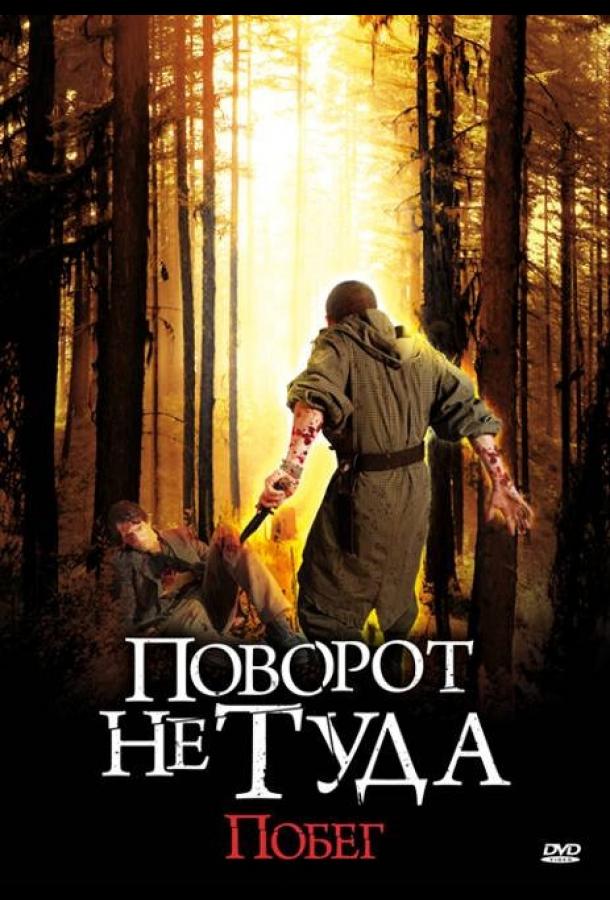 Постер к Поворот не туда: Побег (2008)