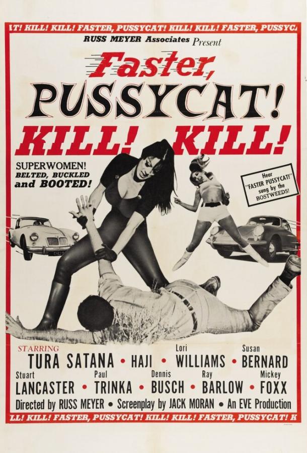 Постер к Быстрее, кошечка! Убей, убей! (1965)